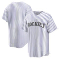 Colorado Rockies White CONTON Home Replica Team Jersey