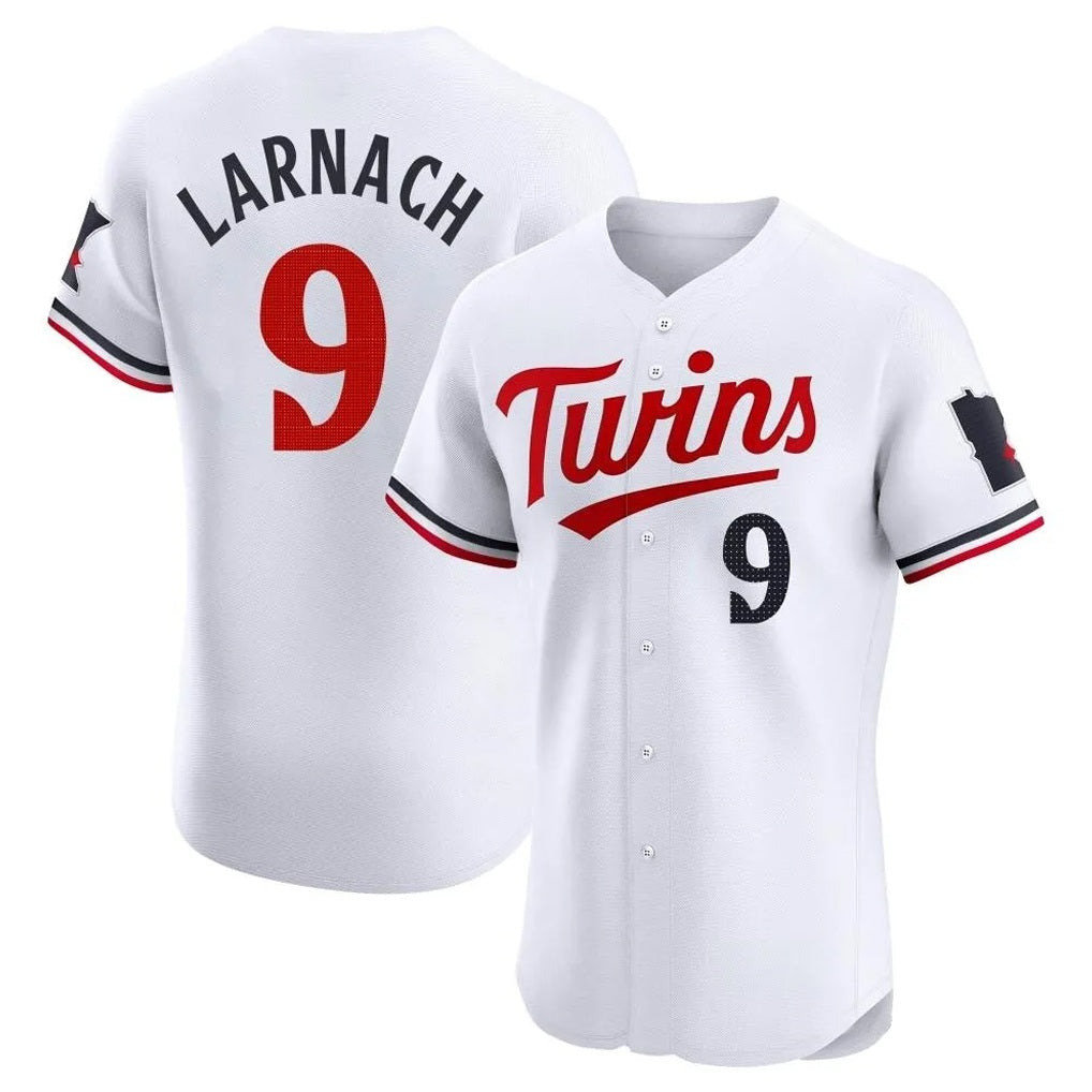 Minnesota Twins #9 Trevor Larnach Player White CONTONHome Limited Elite Stitched Jerseys