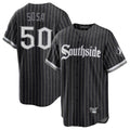 Chicago White Sox #50 Lenyn Sosa Player Black CONTON City Connect Home Game Stitched Jerseys