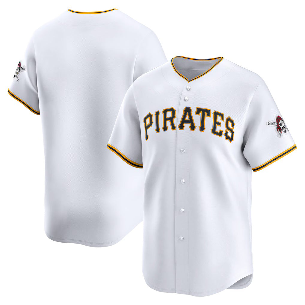 Pittsburgh Pirates White CONTON Home Limited Jersey