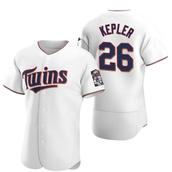 Minnesota Twins #26 Max Kepler White CONTON Flex Base Stitched Jersey