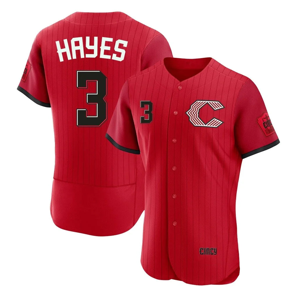 Cincinnati Reds #3 Ke'Bryan Hayes Player Red CONTON 2026 City Connect Limited Elite Home Stitched Jerseys