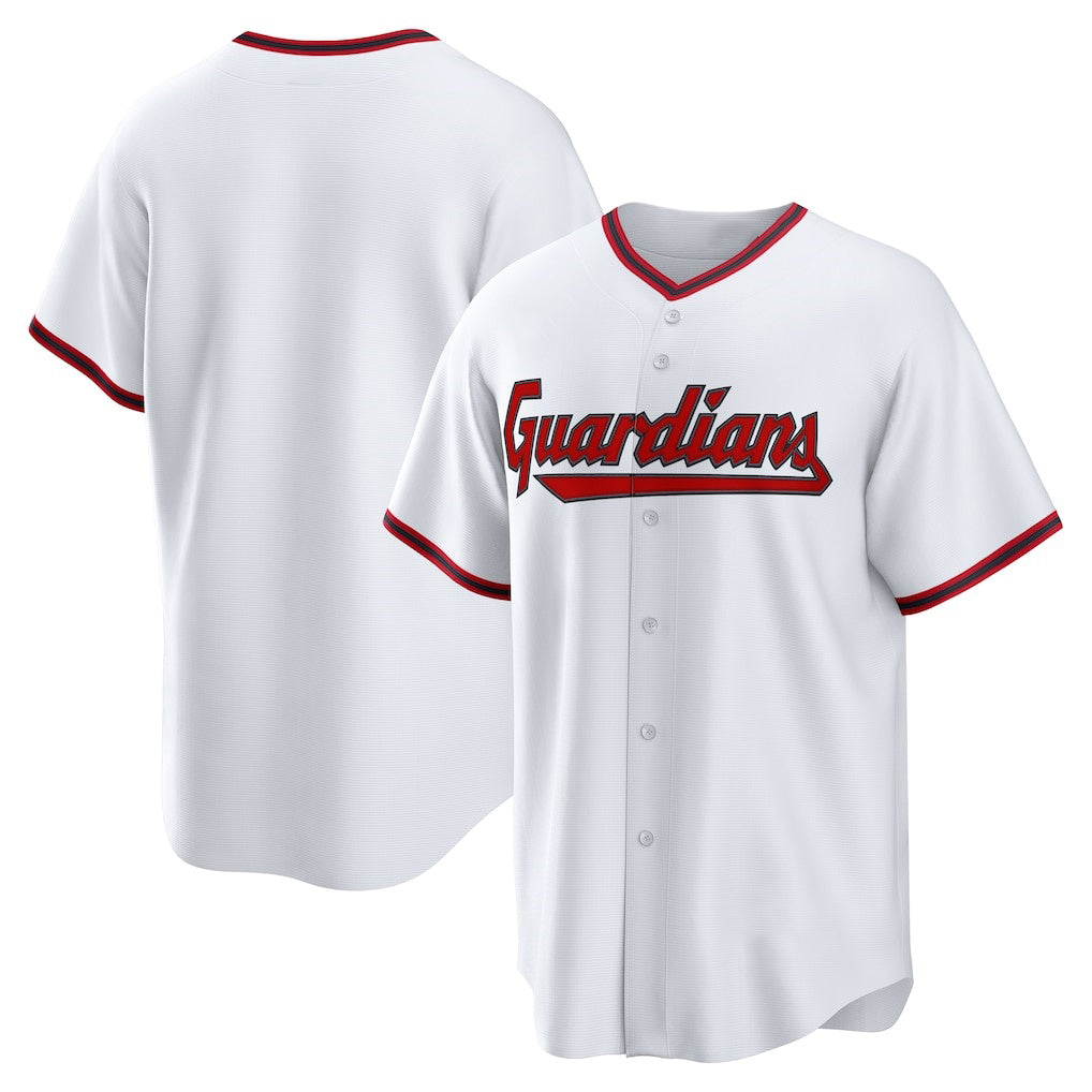 Cleveland Guardians White CONTON Home Replica Jersey
