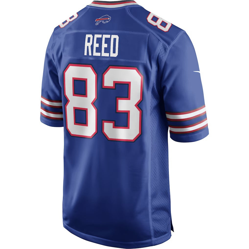 B.Bills #83 Andre Reed Royal CONTON Game Retired Player Jersey