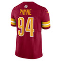 W.Commanders #94 Daron Payne Burgundy CONTON Vapor F.U.S.E. Limited Jersey