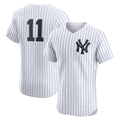 New York Yankees #11 Anthony Volpe White CONTON Home Elite Jersey