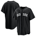 Boston Red Sox Blank Black CONTON Lights Out Limited Stitched Jersey