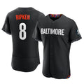 Baltimore Orioles #8 Cal Ripken Player Black CONTON City Connect Limited Elite Home Game Stitched Jerseys