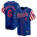 Baltimore Orioles #6 Ryan Mountcastle Player Royal CONTON Independence Day Vapor Premier Limited Home Game Stitched Jerseys