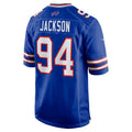 B.Bills #94 Landon Jackson Royal CONTON Team Game Jersey