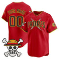 Custom San Diego Padres x One Piece Red CONTON Vapor Premier Limited Jersey - Stitched