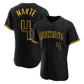Arizona Diamondbacks #4 Ketel Marte Player Black CONTON Snake Skin City Limited Elite Home Game Stitched Jerseys