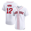 Boston Red Sox #12 Connor Wong Player White CONTON Limited Elite Home Game Stitched Jerseys1