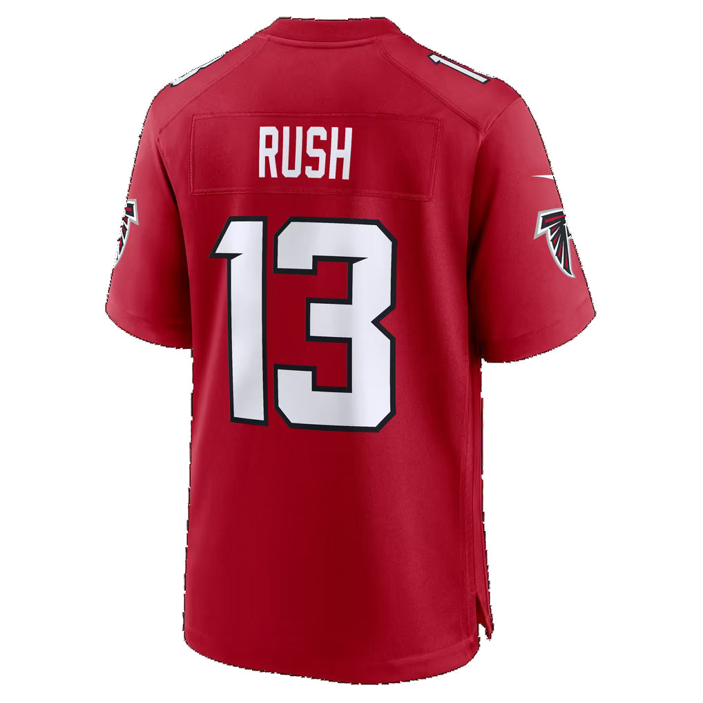 A.Falcons #13 Cooper Rush Red Team Game Football jersey CONTON