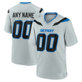 Custom D.Lions Silver 2026 Rivalries Collection Game Jersey CONTON
