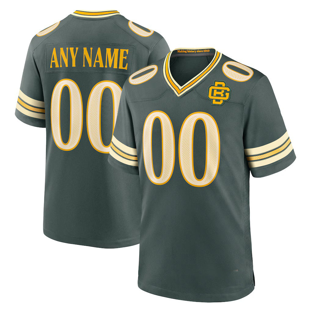 Custom GB.Packers Green 2026 Rivalries Collection Game Jersey CONTON