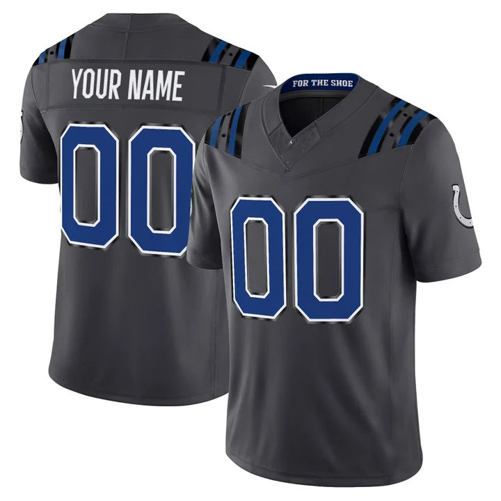 Custom IN.Colts Anthracite 2026 Rivalries Vapor Limited Jersey CONTON - All Stitched Jersey CONTON