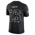D.Lions #16 Jared Goff Black 2026 Salute to Service Stitched Limited Football jersey CONTON