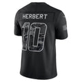 LA.Chargers #10 Justin Herbert Black 2026 Salute to Service Stitched Limited Football jersey CONTON