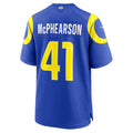 LA.Rams #41 Zech McPhearson Royal Team Game Jersey CONTON
