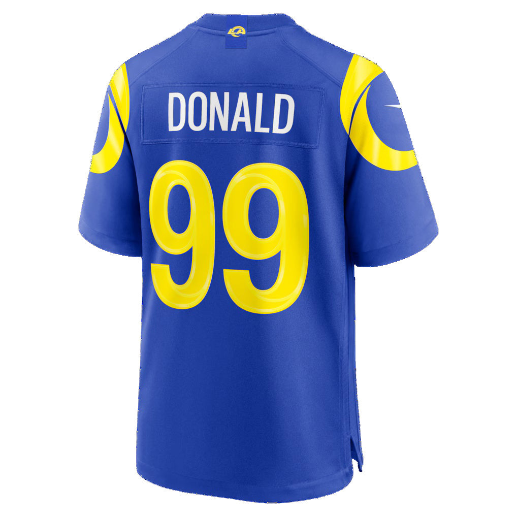LA.Rams #99 Aaron Donald Royal Game Jersey CONTON