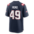 NE.Patriots #49 Chad Muma Navy Team Game Jersey CONTON