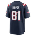 NE.Patriots #81 CJ Dippre Navy Team Game Jersey CONTON