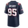 NE.Patriots #95 Eric Gregory Navy Team Game Jersey CONTON