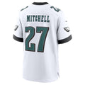 P.Eagles #27 Quinyon Mitchell White Game Jersey CONTON
