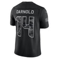 S.Seahawks #14 Sam Darnold Black 2026 Salute to Service Stitched Limited Football jersey CONTON