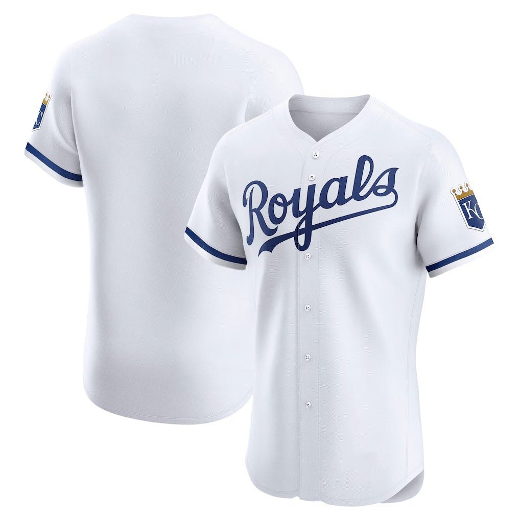 Kansas City Royals White CONTON Home Limited Jersey