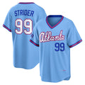 Atlanta Braves #99 Spencer Strider Powder Blue CONTON 2026 City Connect Stadium Jersey