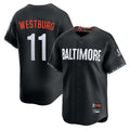 Baltimore Orioles #11 Jordan Westburg Player Black CONTON City Connect Limited Home Game Stitched Jerseys