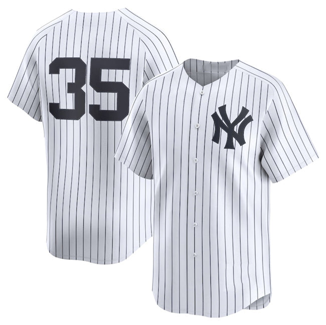 New York Yankees #35 Cody Bellinger White CONTON 2024 Home Limited Stitched Jersey