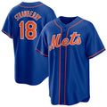 New York Mets #18 Darryl Strawberry Royal CONTON Alternate Replica Player Jersey