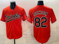 Baltimore Orioles #82 Jeremiah Jackson Orange CONTON Cool Base Stitched Jersey
