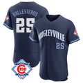 Chicago Cubs #25 Moises Ballesteros Player Navy CONTON City Connect 150th Anniversary Limited Elite Home Stitched Jerseys
