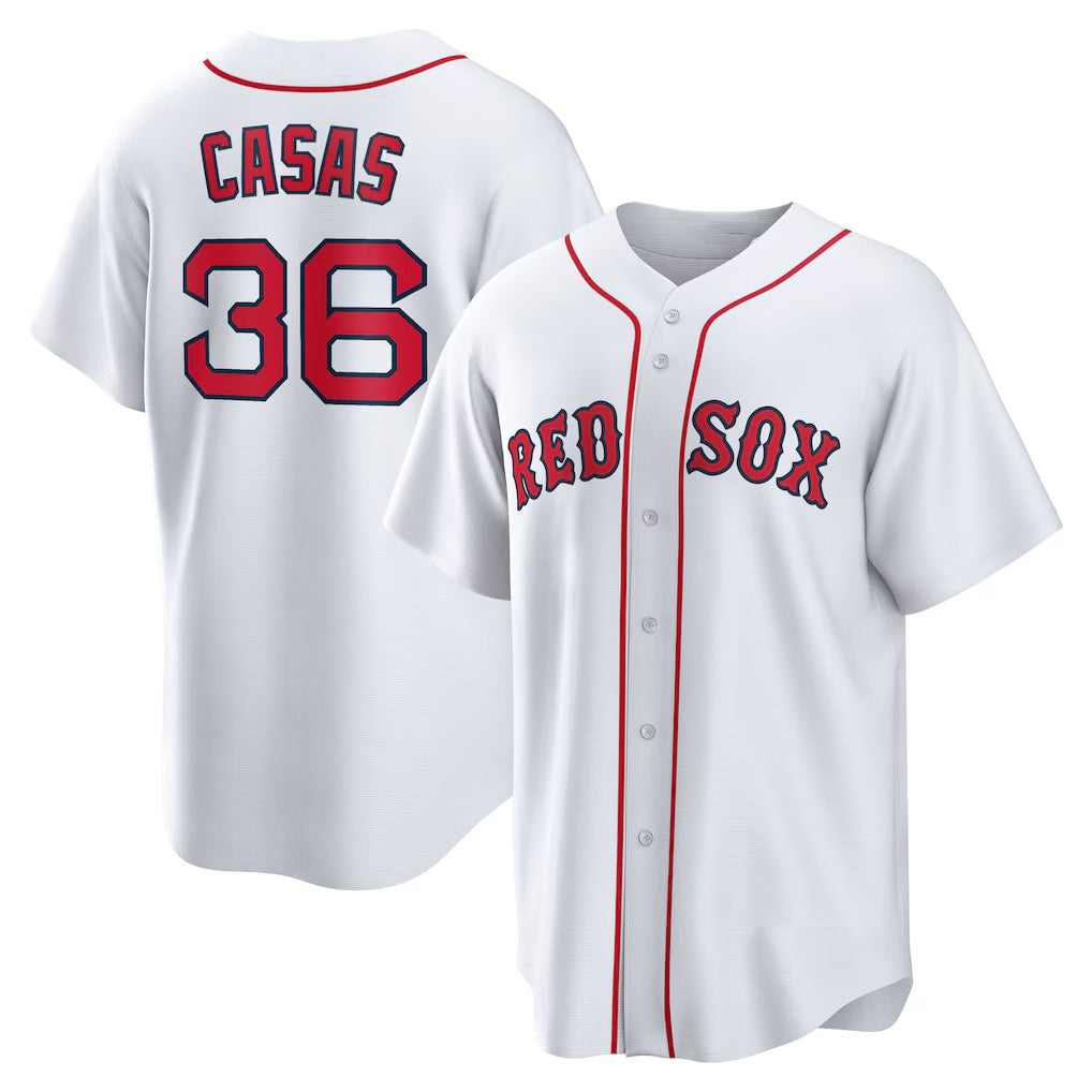 Boston Red Sox #36 Triston Casas White CONTON Home Replica Jersey