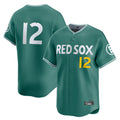 Boston Red Sox #12 Connor Wong Player Green CONTON City Connect Limited Home Game Stitched Jerseys1