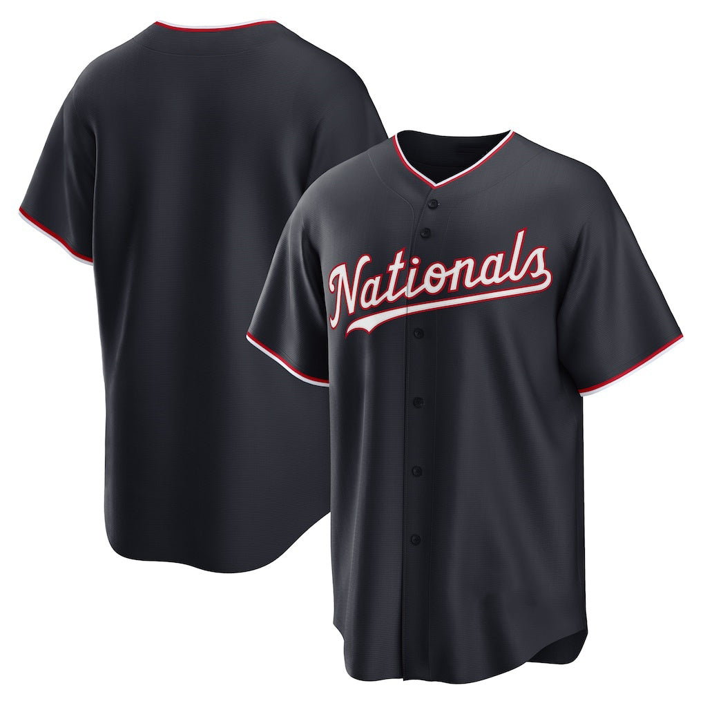 Washington Nationals Navy CONTON Alternate Replica Jersey