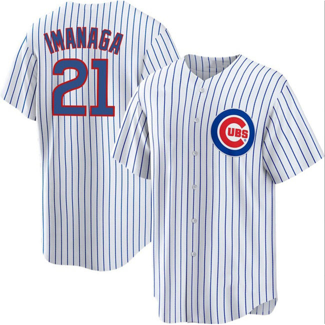 Chicago Cubs #21 Sh¨­ta Imanaga White CONTON Cool Base Stitched Baseball Jersey