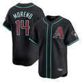 Arizona Diamondbacks #14 Gabriel Moreno Player Black CONTON Limited Home Game Stitched Jerseys