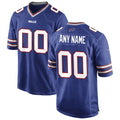 Custom B.Bills Royal CONTON Game Jersey