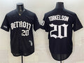 Detroit Tigers #20 Spencer Torkelson 2026 Black CONTON 'Motor Gothic Edition' Vapor Premier Limited Stitched Jersey