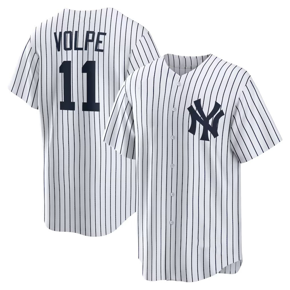 New York Yankees #11 Anthony Volpe White CONTON Home Replica Player Jersey