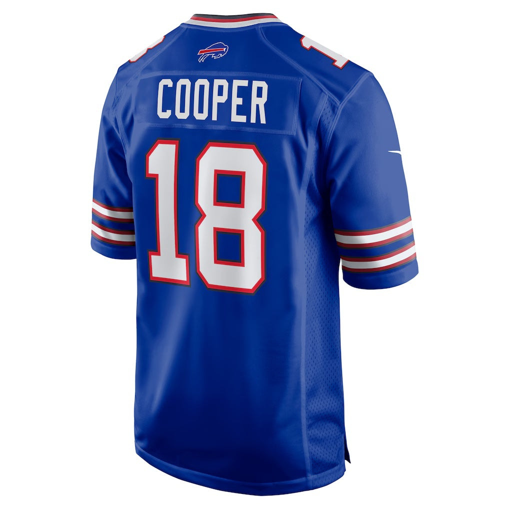B.Bills #18 Amari Cooper Royal CONTON Game Jersey