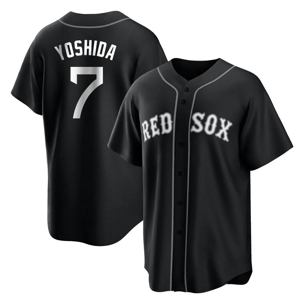 Boston Red Sox #7 Masataka Yoshida Player Black CONTON Home Game Stitched Jerseys