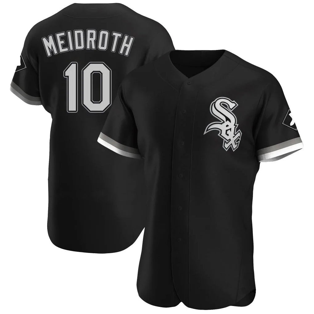 Chicago White Sox #10 Chase Meidroth Player Black CONTON Limited Elite Home Stitched Jerseys
