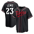 Minnesota Twins #23 Royce Lewis Player Black CONTONFashion Out Home Limited Stitched Jerseys