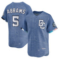 Washington Nationals #5 CJ Abrams Blue CONTON 2025 City Connect Limited Jersey